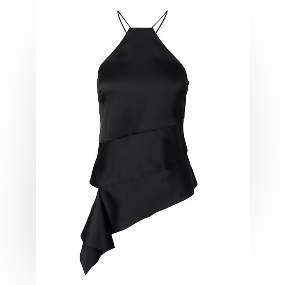 NWOT - Banana Republic X Olivia Palermo Strappy Tunic in Black - Size M